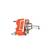 Buton universal 2 pozitii ON/OFF tip comutator metalic pentru instalatii auto si electrice Cod: 1021 - 3- Roveli