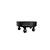 Distantier jante auto 5x112 30mm Negru prindere dubla cu 5 prezoane M14x1.5 66.5-66.5 Cod: DST3016 - - Roveli