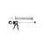 Pistol profesional aluminiu 380mm pentru silicon  Cod: DISPT70 - 4- Roveli