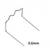 Set 100 cleme pentru pistol reparat plastic 0.6mm otel inoxidabil Cod: K18028-12 - - Roveli