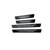 Set abtibild protectie praguri interior auto carbon cu dunga alba Cod: MKT-4PCS - 4- Roveli