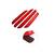 Set 4 ornamente protectie praguri  din cauciuc  Cod: PRGC001LG - 4- Roveli
