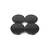 Set capace jante 56 mm negru inaltime clipsuri 6mm  Cod: LGG-010 - - Roveli