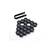 Capace prezoane 17 mm cu cheie negru sau gri Cod: FST-PRZ1 - - Roveli