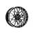 Jante DY1650 KM 20x9 fata 20x10 spate 5x120 ET30 ET40 negru polish compatibile BMW - - Roveli