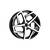 Jante DY968  KM 18x8 5x112 ET50 compatibile Volkswagen  Audi Seat  Skoda cu butuc de 57.1 diamond cut - 2- Roveli