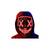 Masca ornament cu fir neon Lumina rosie si albastra Cod: HH-MSK1 - - Roveli