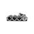 Prelungitor priza bricheta auto 3 iesiri si 2 porturi USB Cod: 1503 - 2- Roveli