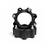 Distantier ATV 50 mm 4x156 centrare 131.2 cu 8 piulite M10x1.25 set 2 bucati aluminiu forjat negru Cod: DST8008 - 4- Roveli