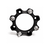 Distantier ATV 35 mm 4x136 centrare 120 cu 8 piulite M12x1.5 set 2 bucati aluminiu forjat negru Cod: DST8010 - 3- Roveli
