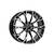 Jante DY1736 KM 16x6.5 5x100 ET35 negru polish diamond cut compatibile Skoda Volkswagen Audi Seat Cod: DY1736 - - Roveli