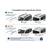 Bare portbagaj transversale auto aluminiu compatibile Mitsubishi Pajero Sport (Mk1) SUV 1996-2008 96-96 cm Cod: KL8 - 7- Roveli