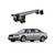 Bare transversale portbagaj auto aluminiu compatibile plafon neted Audi A4 B7 8E 8H 2004-2007 argintii sau negre Cod: CB200101 Kit-101 - - Roveli