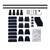 Bare transversale portbagaj auto aluminiu compatibile plafon neted Mazda CX-5 KE 2012-2015 argintii sau negre Cod: CB200101 Kit-103 - 2- Roveli