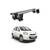 Bare transversale portbagaj auto aluminiu compatibile plafon neted Nissan Micra March K13 2010-2017 argintii sau negre Cod: CB200101 Kit-101 - - Roveli
