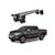 Bare transversale portbagaj auto aluminiu compatibile plafon neted Renault Alaskan 2016-> argintii sau negre Cod: CB200101 Kit-102 - - Roveli