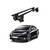 Bare transversale portbagaj auto aluminiu compatibile plafon neted Toyota Avensis T270 2009-2011 argintii sau negre Cod: CB200101 Kit-109 - 7- Roveli