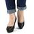 Pantofi eleganti de dama cu platforma,toc inalt si varf rotunjit A8-6-BLACK-OUTLET - 2- Roveli