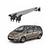 Set bare transversale aluminiu cu prindere in puncte fixe compatibile Citroen C4 Picasso Mk1 2006-2013 negre sau argintii Cod: 120101 Kit 201 - - Roveli