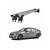 Set bare transversale aluminiu cu prindere in puncte fixe compatibile BMW Seria 6 G32 GT 2017-> negre sau argintii Cod: 120101 Kit 201 - - Roveli
