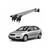 Set bare transversale aluminiu cu prindere in puncte fixe compatibile Ford Focus II 2004-2011 negre sau argintii Cod: 120101 Kit 201 - - Roveli