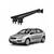 Set bare transversale aluminiu cu prindere in puncte fixe compatibile Ford Focus II 2004-2011 negre sau argintii Cod: 120101 Kit 201 - 7- Roveli