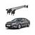 Set bare transversale aluminiu cu prindere in puncte fixe compatibile Citroen C5 Mk2 2007-2017 negre sau argintii Cod: 120101 Kit 201 - - Roveli