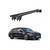 Set bare transversale aluminiu cu prindere in puncte fixe compatibile Mercedes CLA X117 2015-2019 negre sau argintii Cod: 120101 Kit 204 - 7- Roveli