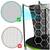 Plasa Protectie Interioara Trambulina Neo-Sport, 374 cm 12ft, 8 Stalpi, Polietilena Rezistenta, Inaltime 180 cm, Intrare Fermoar cu Cleme, Montaj Rapid, Accesoriu Trambulina Gradina, Negru - 5- Roveli
