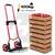 Carucior Transport Pliabil Humberg, Tip Roaba, Capacitate 100 kg, Otel Zincat, 2 Roti Pneumatice, Reglabil 71-198 cm, 71x42x30 cm - 6- Roveli