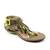 ​Sandale casual de dama , cu franjuri multicolori L03006-STONE - 2- Roveli