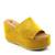 Saboti de dama , cu platforma BL00095-YELLOW - - Roveli