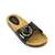 ​Papuci casual de dama , cu catarama aurie FB2009-BLACK, Culoare (12): Negru, Marime (12): 40* - - Roveli
