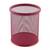 Suport instrumente de scris metalic, forma cilindrica, Mesh, colorat, ECADA, Culoare (230): Roz - - Roveli