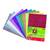 Hartie Gumata Glitter DACO 10 coli, 10 culori/set, 20x30cm - 2- Roveli