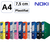 Biblioraft plastifiat 7,5 cm, NOKI, Culoare (230): Albastru - - Roveli