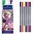 Marker Solubil Fantasy, cu 2 Capete, FABER-CASTELL Goldfaber Aqua, 6 buc/set - - Roveli