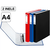 Caiet mecanic A4 cu 2 inele, HERLITZ, Culoare (230): Negru - - Roveli