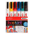 Marker cu vopsea acrilica DACO, 6 culori/set - - Roveli