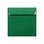 Plic color, 14 x 14 cm, Verde Padure, siliconic, DACO, 25 buc/set - - Roveli