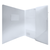 Mapa plastic A4, cu elastic si eticheta, OPTIMA, Culoare (230): Alb transparent - 3- Roveli