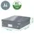 Cutie organizer medie, 370 x 281 x 100 mm, compartimentata cu eticheta, LEITZ Click&Store, Culoare (230): Negru - 3- Roveli