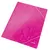 Mapa A4 din carton, cu elastic, LEITZ WOW, Culoare (230): Roz - 2- Roveli