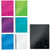 Caiet A5 matematica cu spirala, coperta plastic PP, 80 file, 80g/mp, LEITZ WOW, Culoare (230): Negru - - Roveli