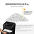 Distrugator documente hibrid, 80 coli, Micro-Cut, FELLOWES 80M - 4- Roveli