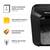 Distrugator documente 9 coli, Cross-Cut, FELLOWES LX50 - 4- Roveli