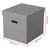 Set 3 cutii depozitare 360 x 320 x 310 mm cu capac, ESSELTE Recycle Gri - 5- Roveli