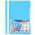 Dosar plastic cu sina si gauri PAPERLAND, 50 buc/set, Culoare (230): Aqua - 2- Roveli