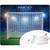 Plasa poarta fotbal Neo-Sport, 300 x 200 x 90 cm, polietilena, rezistenta UV exterior, cabluri montaj incluse, alba - 4- Roveli