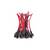 Papuci electrici mama cu fir 2.8mm rosu / negru  Cod: TLA172-2.8 - 2- Roveli